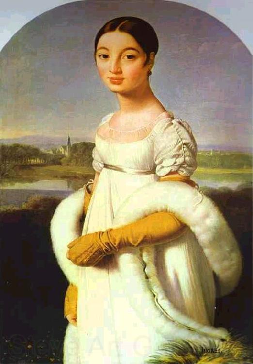 Jean Auguste Dominique Ingres Portrait of Mademoiselle Riviere. France oil painting art